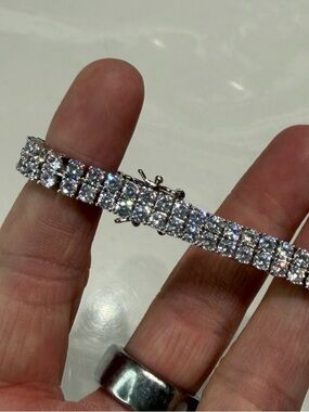 Small Rhinestone Tennis Bracelet